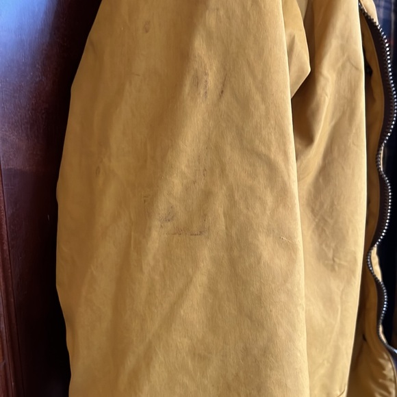 W18 - Men's Knightsbridge Staywax Jacket - MUSTARD size large - Picture 4 of 9